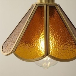Mini glazen hanglamp moderne eenvoudige glazen plafondlamp