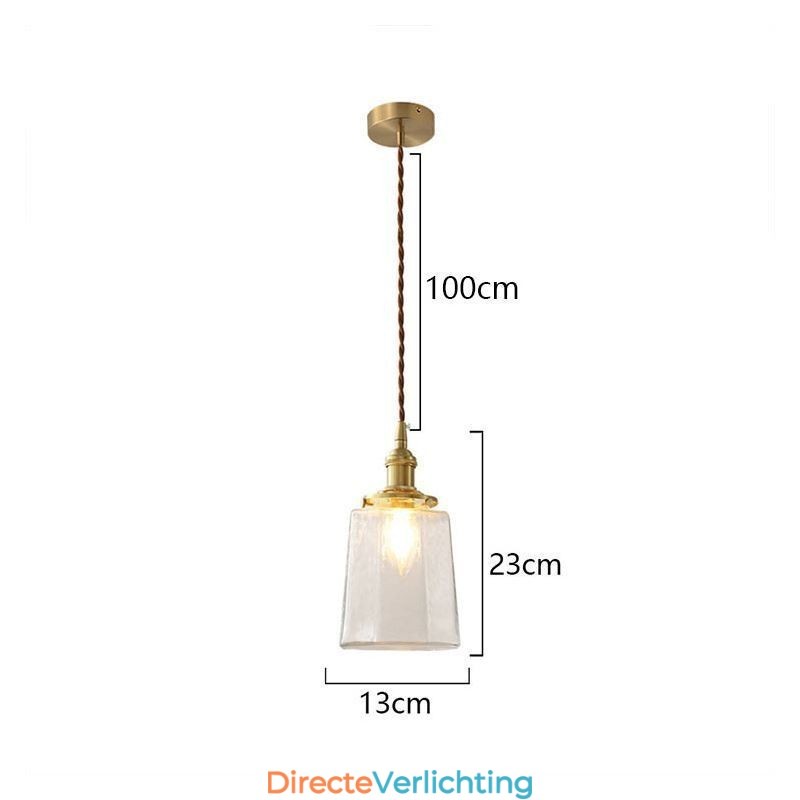 Moderne minimalistische glazen hanglamp decoratieve plafondlamp