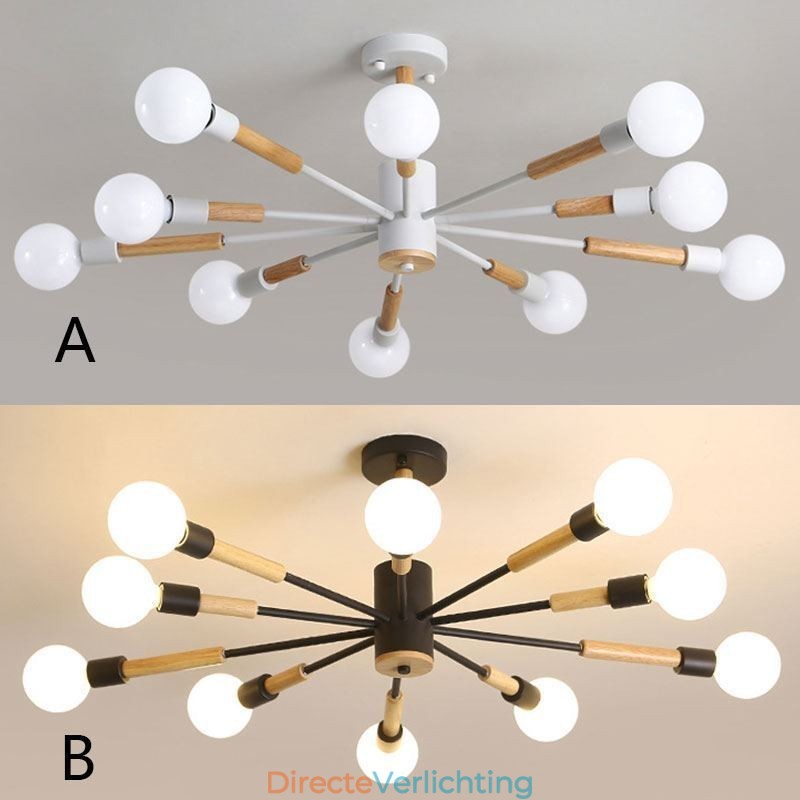 Nordic Hanglamp Creatieve Magic Bean Log Hanglamp