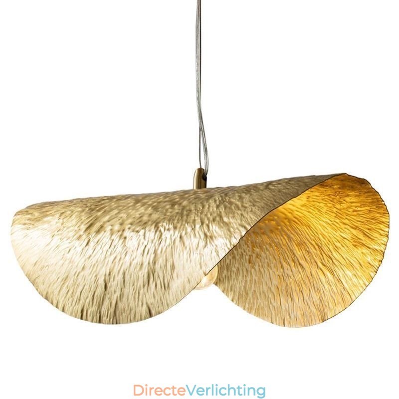 Messing hanglamp moderne minimalistische lotusblad plafondlamp