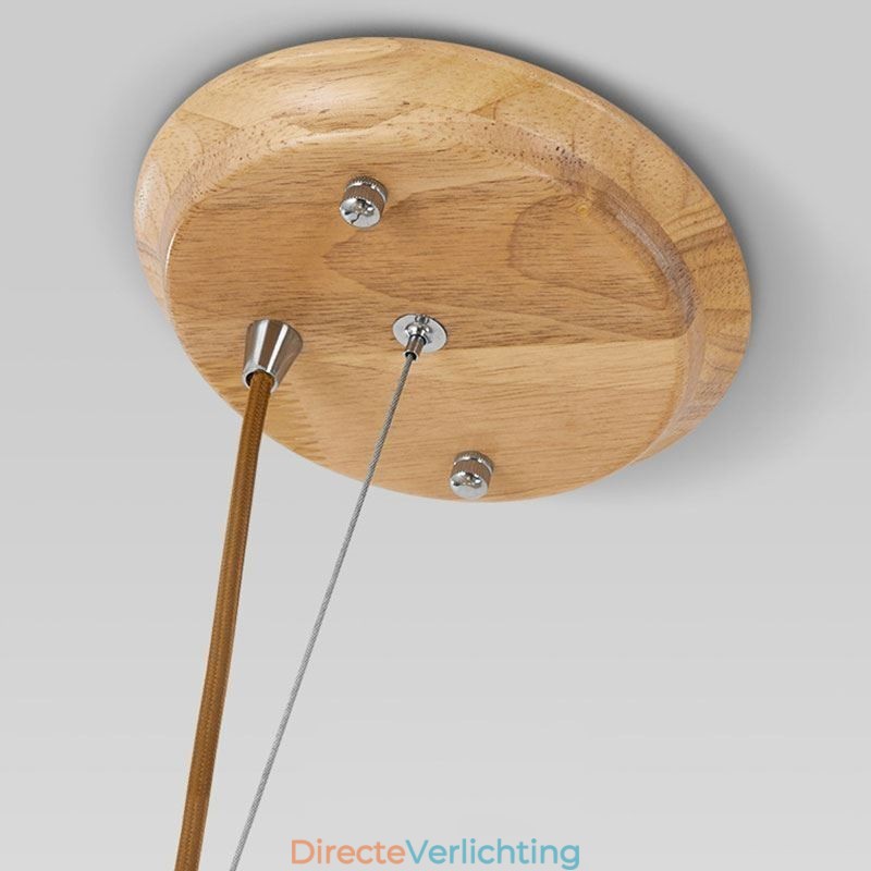 Nordic creatieve houten hanglamp