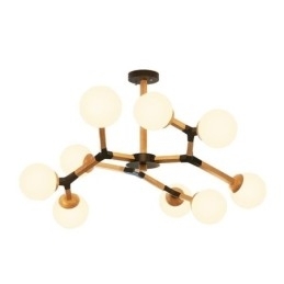 Nordic Magic Bean Hanglamp Creatieve Houten Lampfitting