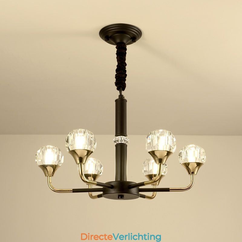 Moderne kristallen hanglamp Elegante kristallen kroonluchter