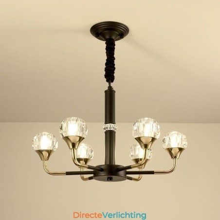Moderne kristallen hanglamp Elegante kristallen kroonluchter Moderne kristallen hanglamp Elegante kristallen kroonluchter