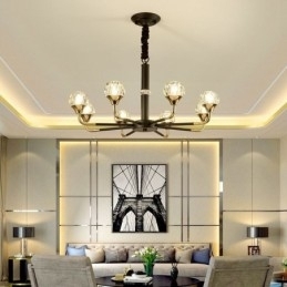 Moderne kristallen hanglamp Elegante kristallen kroonluchter