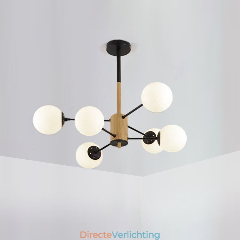 Magic Bean Hanglamp Creatieve Nordic Houten Lampfitting