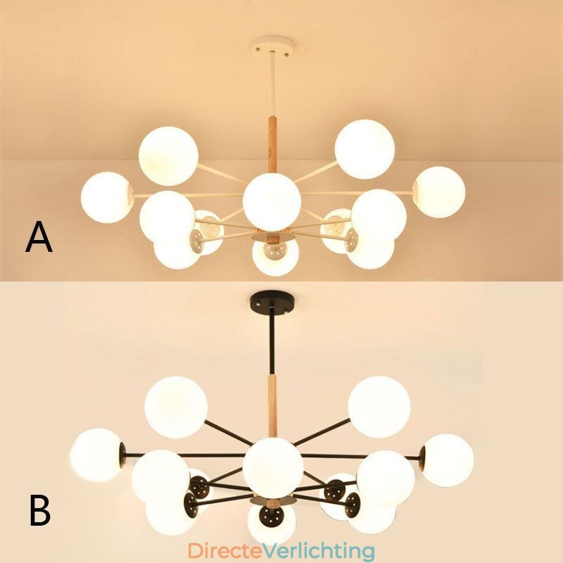 Magic Bean Hanglamp Creatieve Nordic Houten Lampfitting