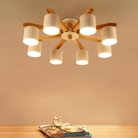 Nordic Log Hanglamp Macaron Lampfitting Nordic Log Hanglamp Macaron Lampfitting