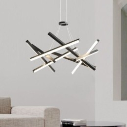 Moderne eenvoudige hanglamp in de vorm van een vogelnest in silicagel