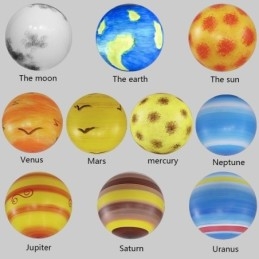 Nordic Planet Design Hanglamp Unieke Zonnestelsel Planeten Kroonluchter
