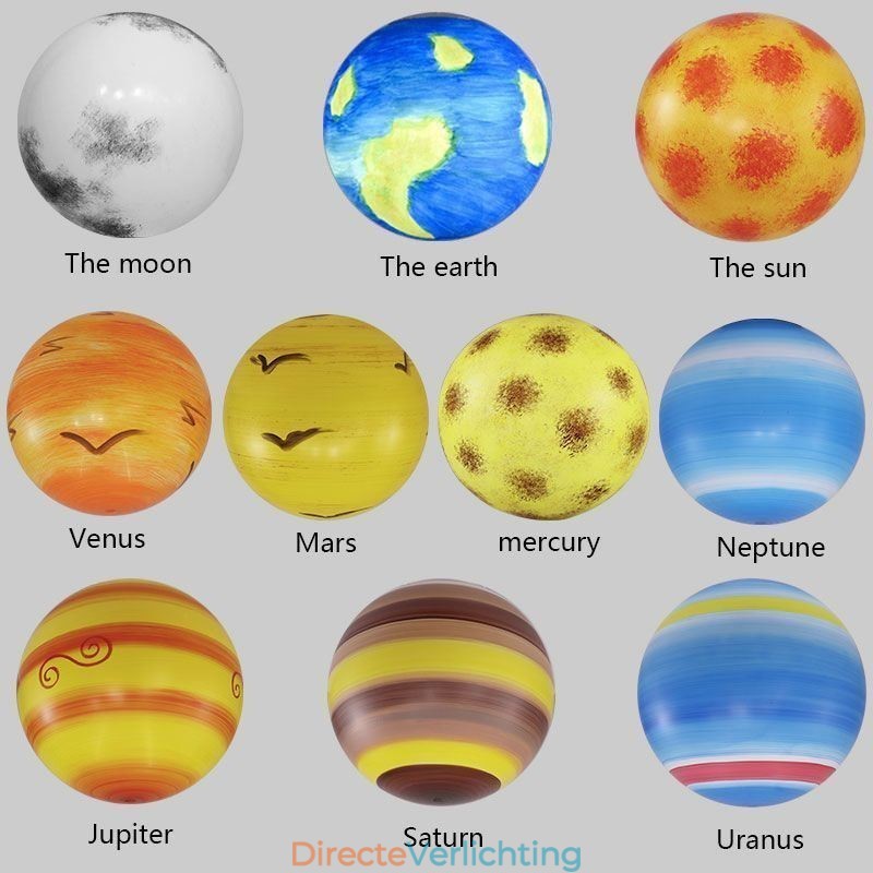 Nordic Planet Design Hanglamp Unieke Zonnestelsel Planeten Kroonluchter