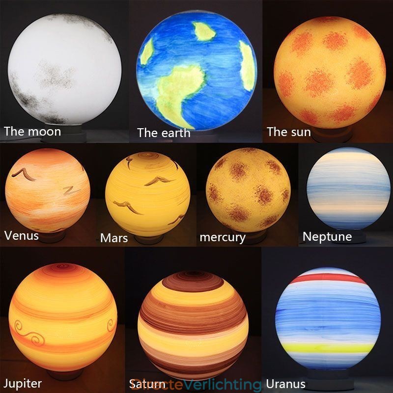 Nordic Planet Design Hanglamp Unieke Zonnestelsel Planeten Kroonluchter