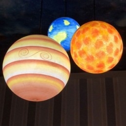 Nordic Planet Design Hanglamp Unieke Zonnestelsel Planeten Kroonluchter