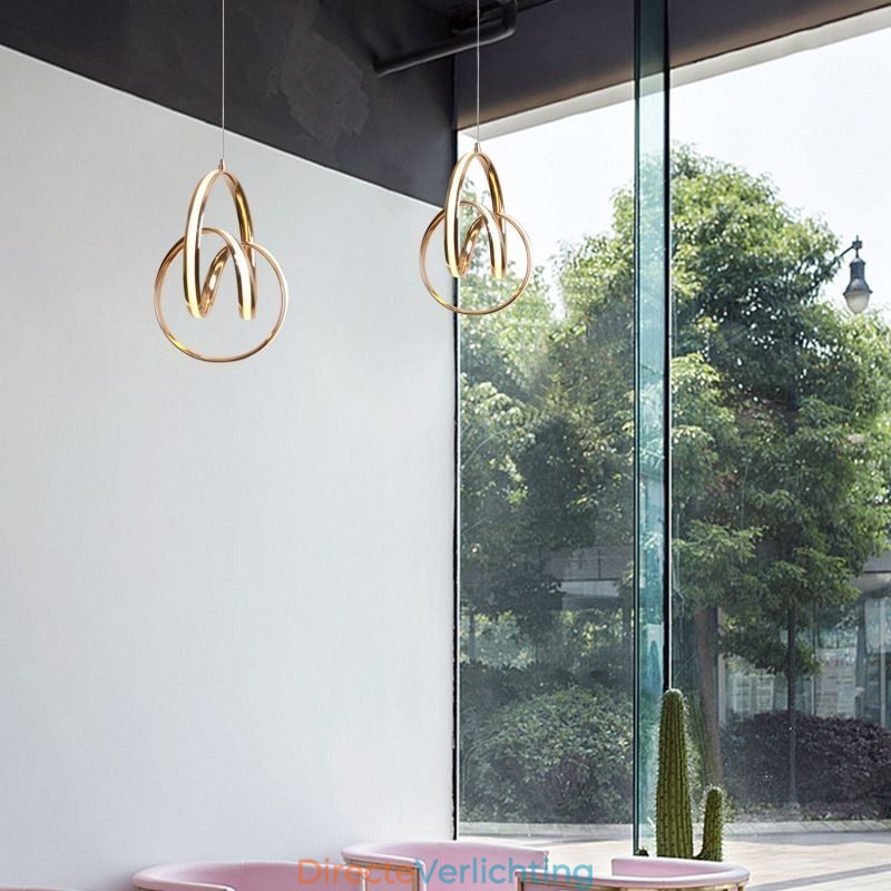 Moderne minimalistische hanglamp Unieke ronde draaibare lamp eiland
