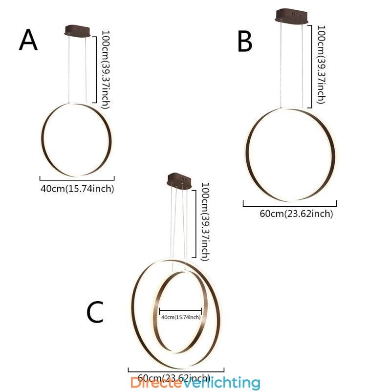 Nordic Hanglamp Acryl Ringvormige Hanglamp