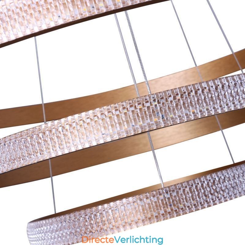 Moderne hanglamp acryl 3 ringen lamp 80+60+40cm
