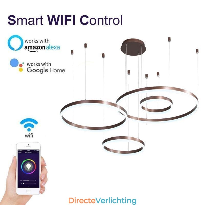 Postmoderne hanglamp, ringvormige hanglamp van acryl