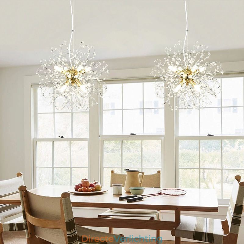 Paardenbloem Kristallen Hanglamp Elegante Kroonluchter