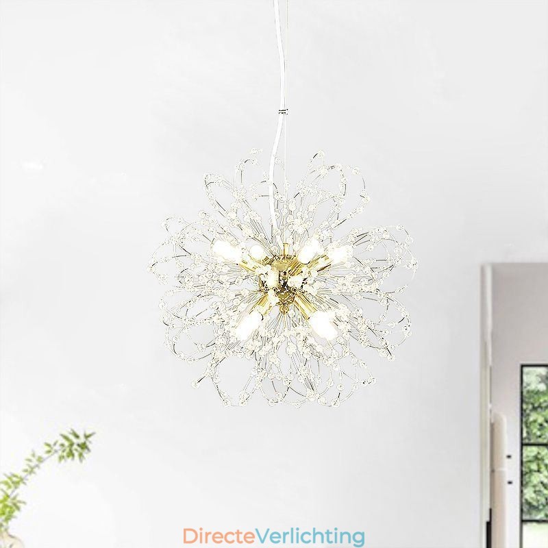 Paardenbloem Kristallen Hanglamp Elegante Kroonluchter