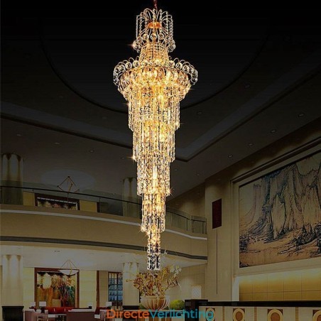 Europese lange hanglamp van kristal Europese lange hanglamp van kristal