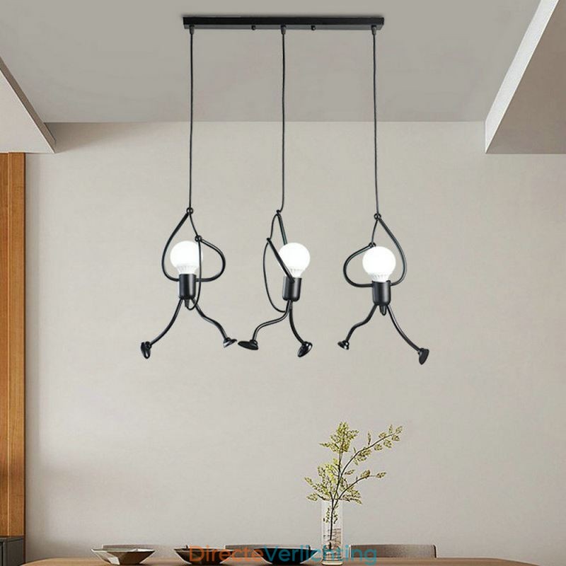 Moderne hanglamp Creatieve kleine man vorm lamp Individuele huislamp