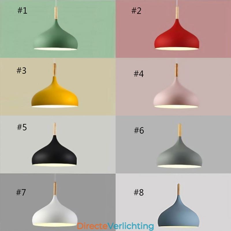 Moderne hanglamp aluminium Macaron lamp thuis verstelbare lamp
