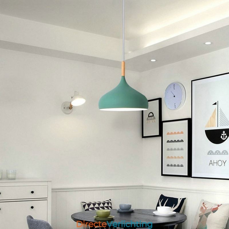Moderne hanglamp aluminium Macaron lamp thuis verstelbare lamp