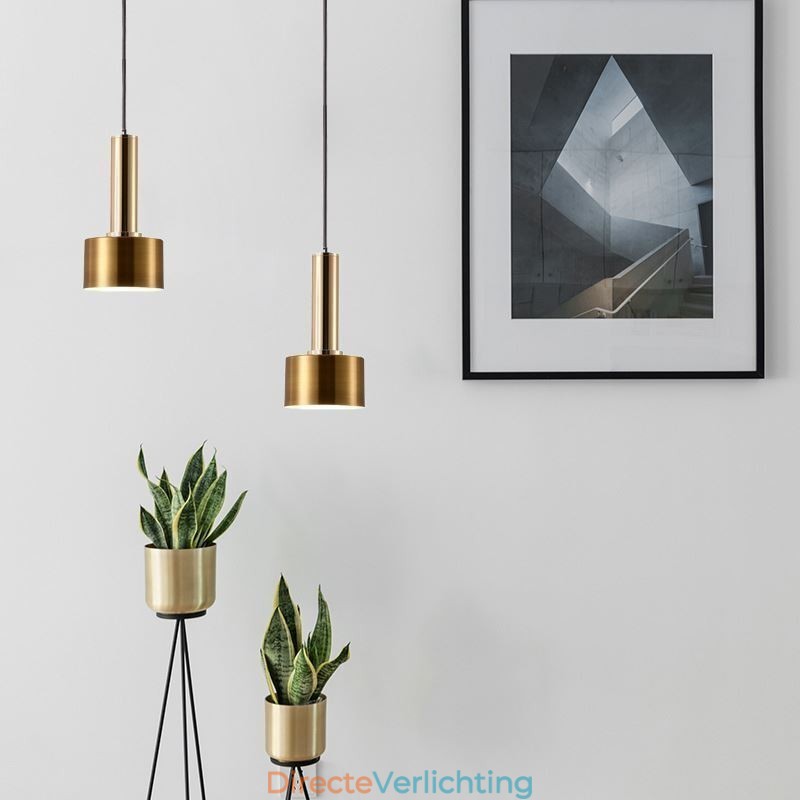 Moderne eenvoudige hanglamp cilindervormige lamp aluminium verlichtingslamp