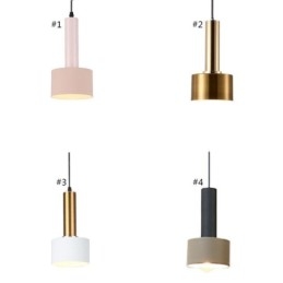 Moderne eenvoudige hanglamp cilindervormige lamp aluminium verlichtingslamp