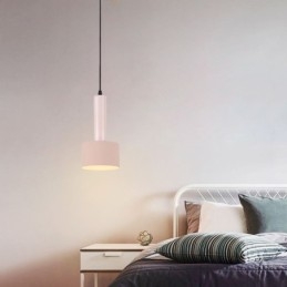 Moderne eenvoudige hanglamp cilindervormige lamp aluminium verlichtingslamp