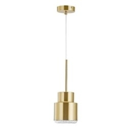 Postmoderne glazen hanglamp Gouden cilinderlamp Heldere verlichting