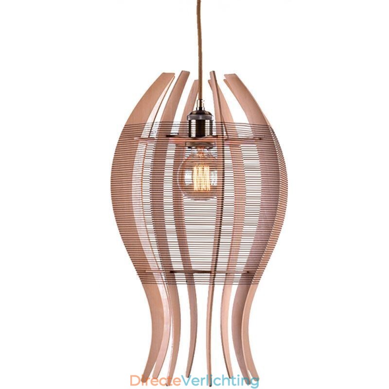 DIY Nordic houten vis hanglamp
