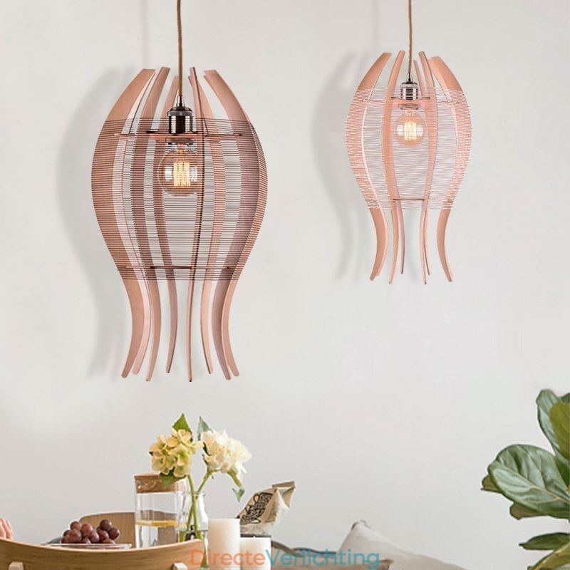 DIY Nordic houten vis hanglamp