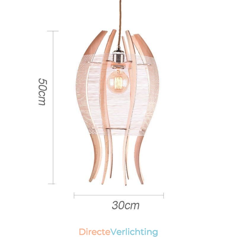 DIY Nordic houten vis hanglamp
