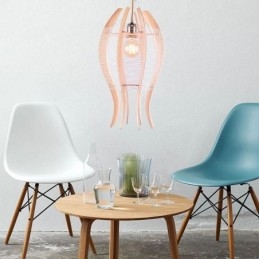 DIY Nordic houten vis hanglamp
