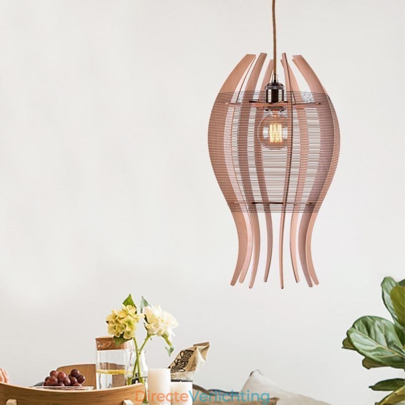 DIY Nordic houten vis hanglamp