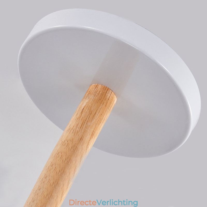 Nordic Macaron Hanglamp Creatieve Houten Kroonluchter