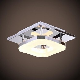 Acryl inbouw 1 licht moderne acryl galvaniseren roestvrij staal