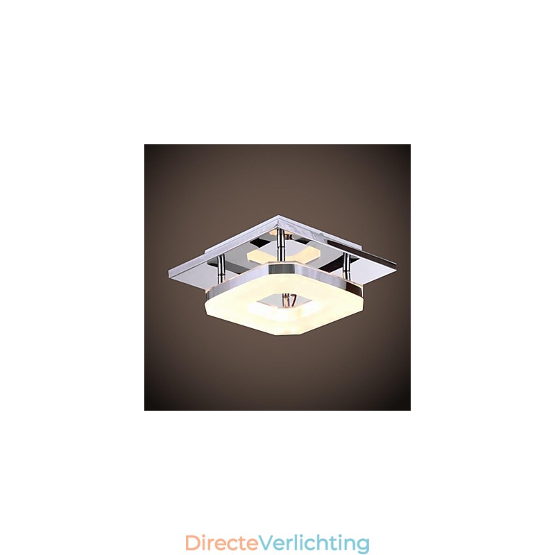 Acryl inbouw 1 licht moderne acryl galvaniseren roestvrij staal