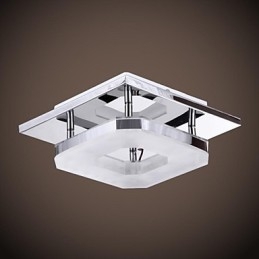 Acryl inbouw 1 licht moderne acryl galvaniseren roestvrij staal