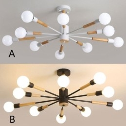 Nordic Hanglamp Creatieve Magic Bean Log Hanglamp