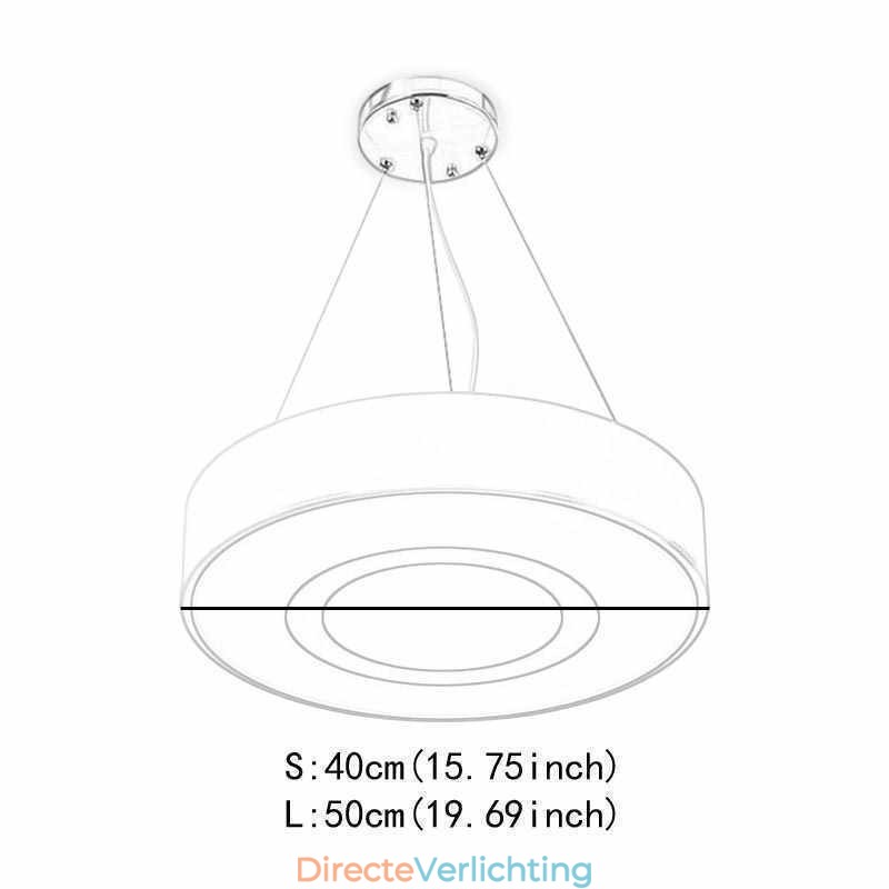 Moderne unieke hanglamp ronde lamp eenvoudige warme verlichting licht