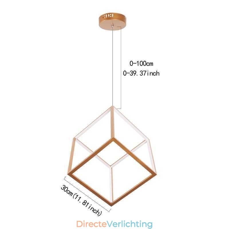 Postmoderne hanglamp Geometrische gouden hanglamp