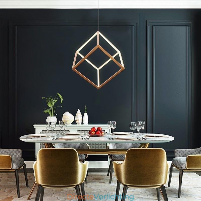 Postmoderne hanglamp Geometrische gouden hanglamp