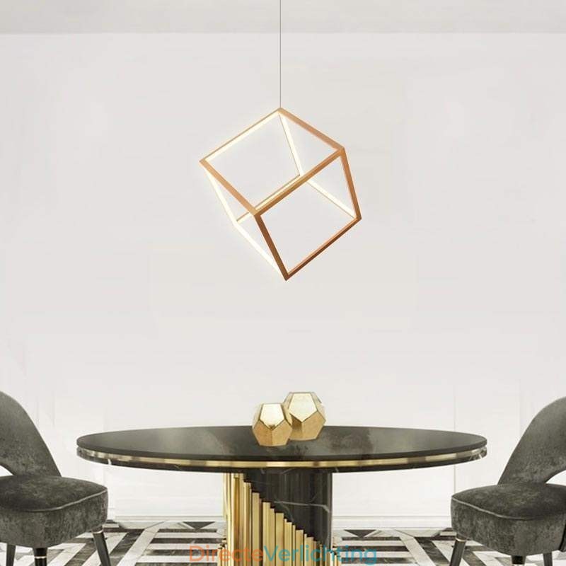 Postmoderne hanglamp Geometrische gouden hanglamp