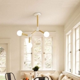 Nordic Magic Bean Hanglamp Creatieve Houten Verlichting