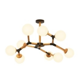 Nordic Magic Bean Hanglamp Creatieve Houten Lampfitting