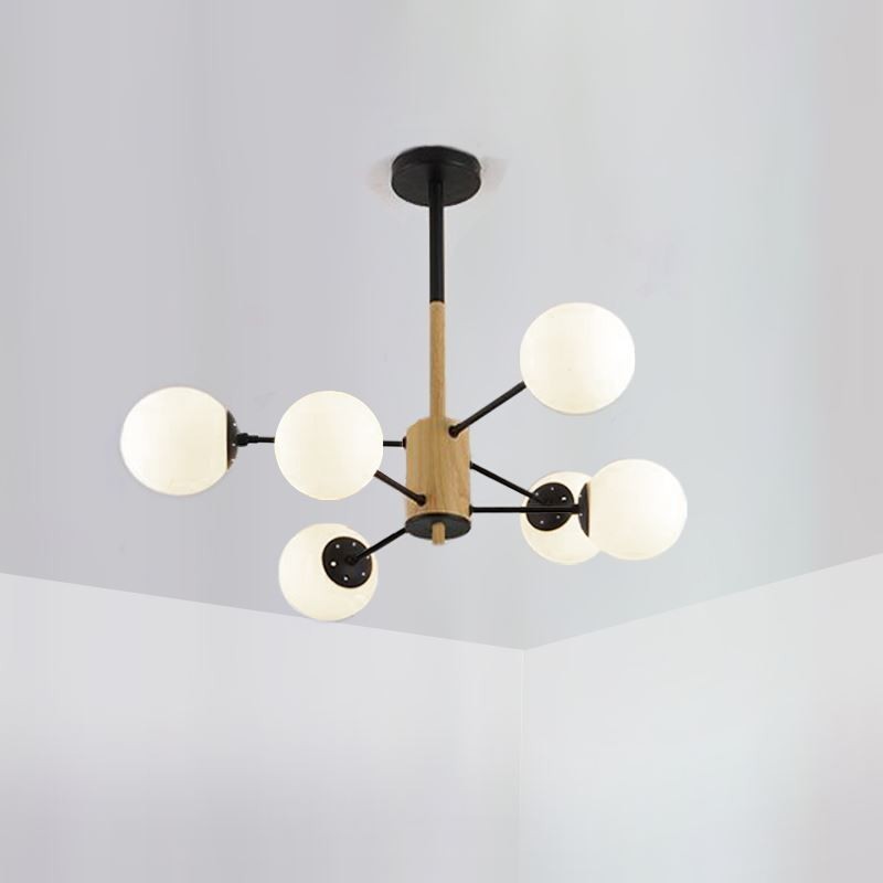 Magic Bean Hanglamp Creatieve Nordic Houten Lampfitting