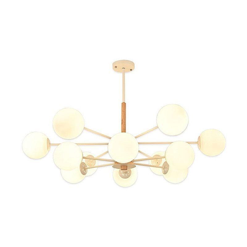 Magic Bean Hanglamp Creatieve Nordic Houten Lampfitting