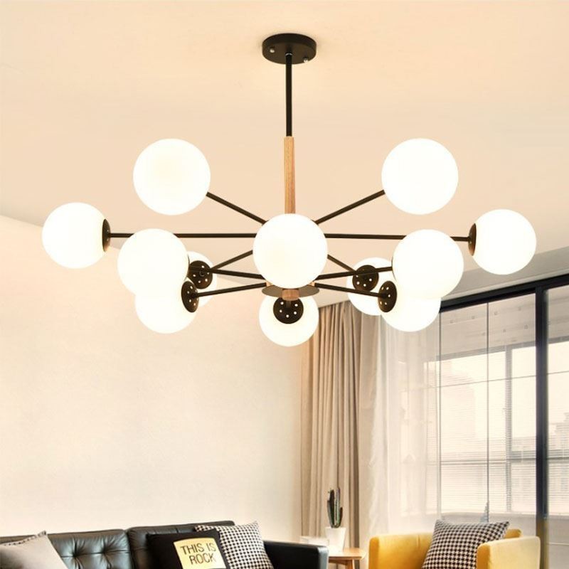 Magic Bean Hanglamp Creatieve Nordic Houten Lampfitting